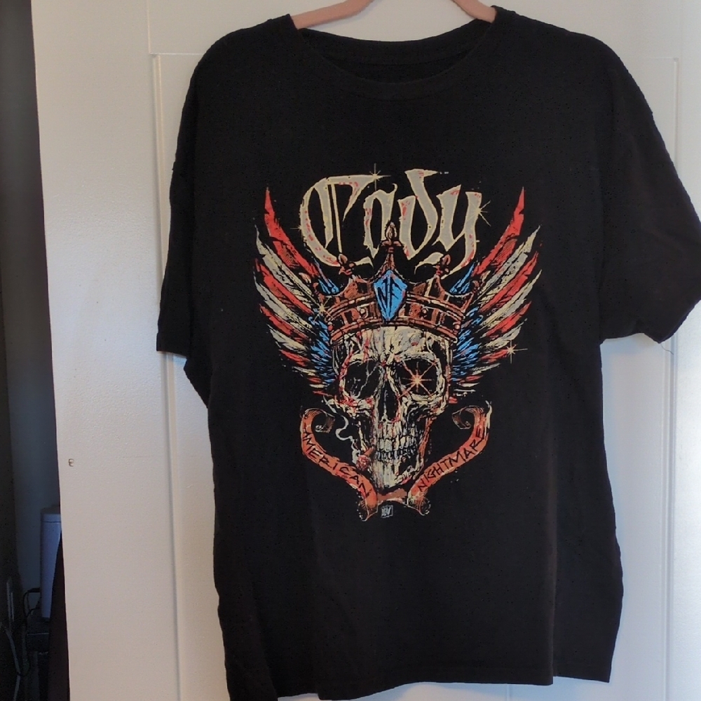 Mens AEW Cody Rhodes Pro Wrestling Tees Xl Tshirt